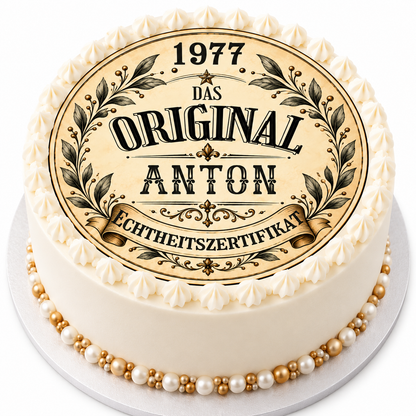 Tortenaufleger Männergeburtstag – Das Original
