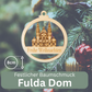 Fulda Dom - weihnachtlicher Anhänger aus Holz