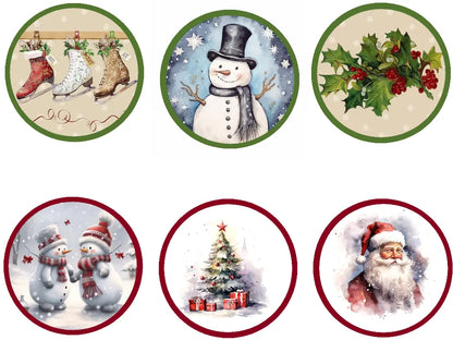 Keksaufleger Muffinaufleger Weihnachtliche Motive - 1 - - Funny Bake