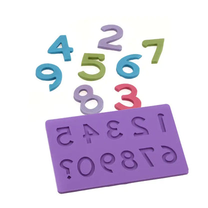 Große Zahlen  Silikonform - Funny Bake