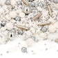 Zucker-Perlen-Sprinkle-weiss-silber-Weihnachten-