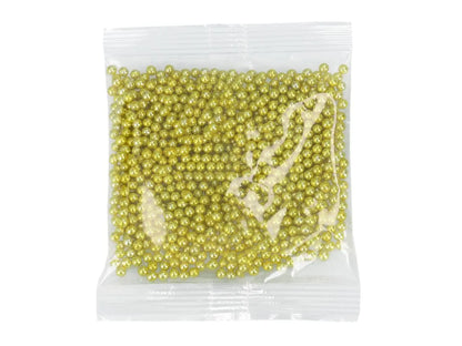 Zuckerperlen gold 50g  3mm - Funny Bake