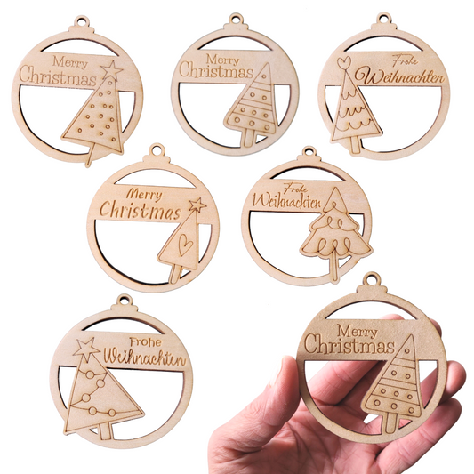 Geschenkanhänger /weihnachtsbaumanhänger Motiv Tanne