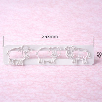 Tier Ausstecher Backzubehör Bauernhof