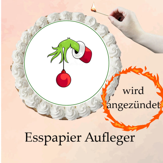 Burn Away Tortenaufleger Grinch - Funny Bake