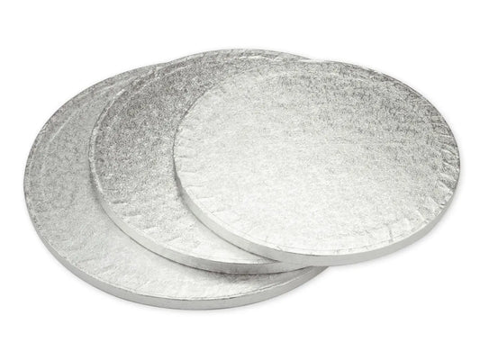 Cakeboard rund 33cm silber - Funny Bake