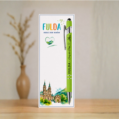 Kugelschreiber  Fulda - Herz der Rhön