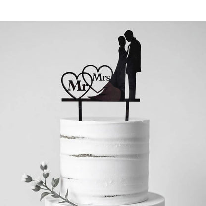 MR &MRS Hochzeit  Brautpaar & Herzen - Funny Bake