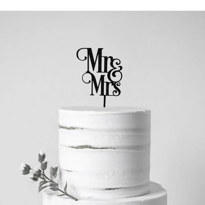 MR &MRS Hochzeit  schlicht - Funny Bake