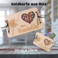 Kleiner Wunscherfüller - Geldgeschenkkarte aus Holz