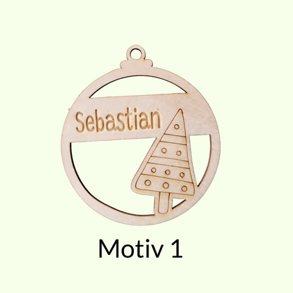 Personaliserte Weihnachtsanhänger