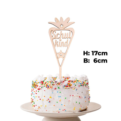 Tortenstecker Schultüte Schulkind - Funny Bake