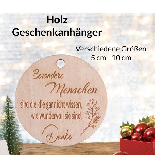 Geschenkanhänger "Besondere  Menschen" - Funny Bake