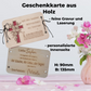 Kommunionkarte mit Innenseitengravur