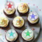 Muffin Aufleger Stern "Einschulung 2025" 16 St.
