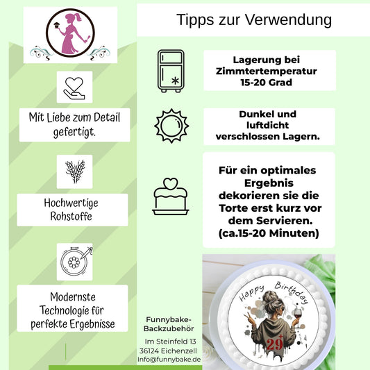 Tortenband Einschulung Regenbogen