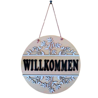 Türschild "Willkommen" - Funny Bake