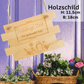 Gartenschild - Frühlingzeit