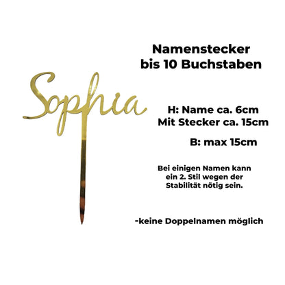 Namenstecker - Funny Bake