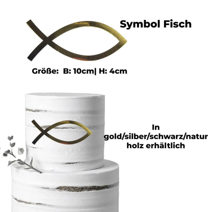 Tortenstecker Element Fisch - Funny Bake