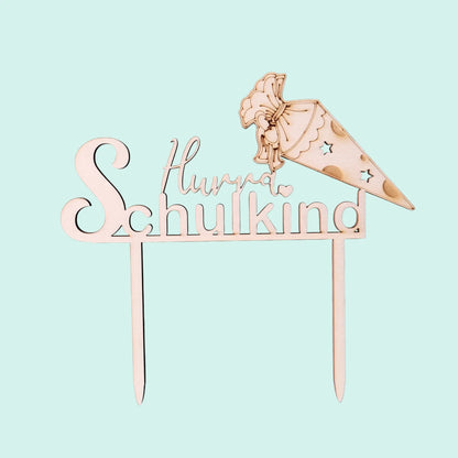 Tortenstecker Hurra Schulkind - Funny Bake