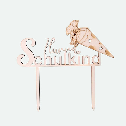 Tortenstecker Hurra Schulkind - Funny Bake