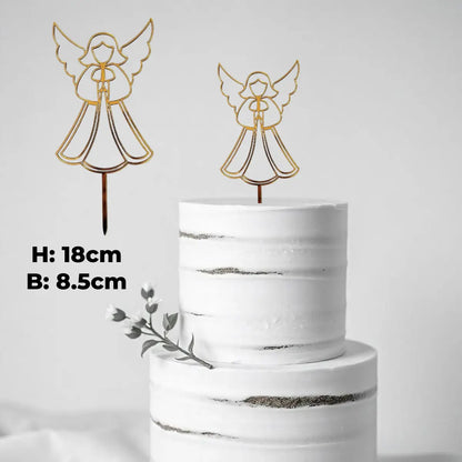 Tortenstecker Engel "Line Art" - Funny Bake