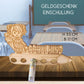 Geldgeschenk Einschulung- Einfacher Aufsteller Mädchen