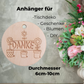Geschenkanhänger Danke mit Blumentopf