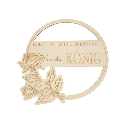 Türkranz Rose - personalisiert - Funny Bake