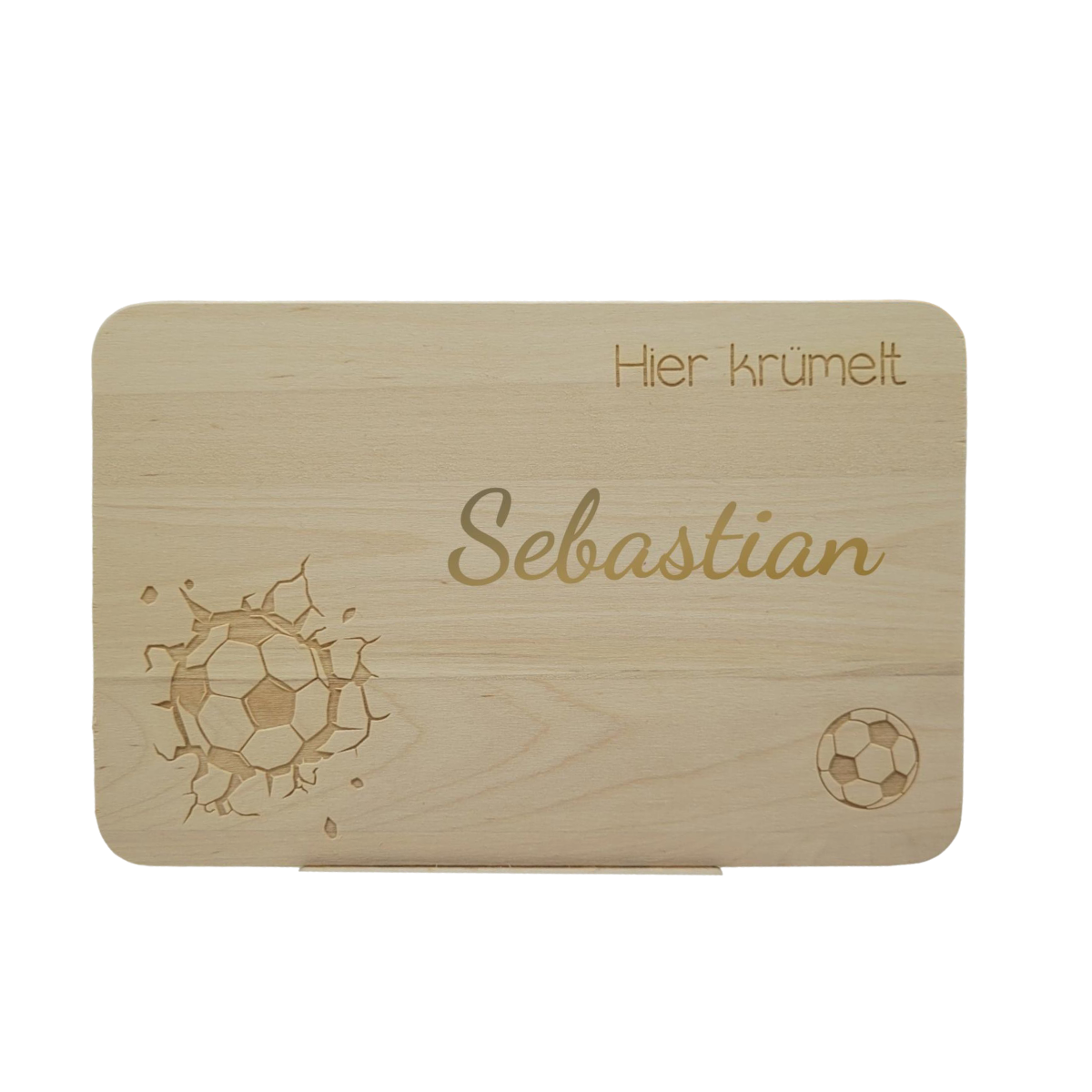 Frühstücksbrett  Fußball mit Name
