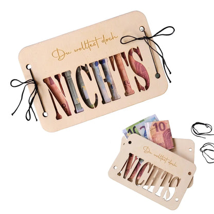 Geldkarte - Du wolltes doch NICHTS - Funny Bake