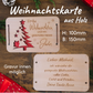 Geldkarte Weihnachten Tanne 150x100mm