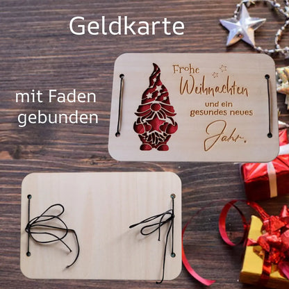 Geldkarte Wichtel 150x 100mm - Funny Bake