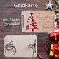 Geldkarte Weihnachten Tanne 150x100mm