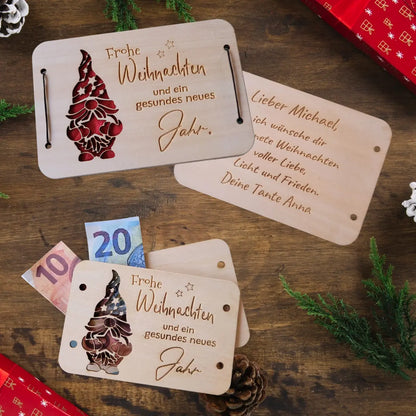 Geldkarte Wichtel 150x 100mm - Funny Bake