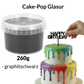 Cake-Pop Drip Glasur - graphitschwarz 260g