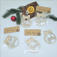 Personalisierter Holzanhänger Weihnachten