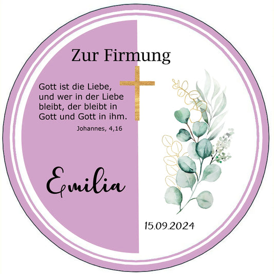 Tortenaufleger-essbar-altrosa-Kreuz-gold-eukalyptus