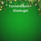 Tanne mit personalisierter Glaskugel