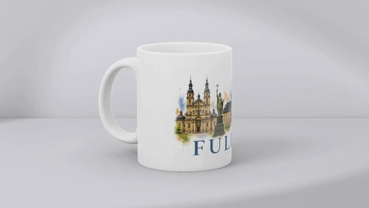 Tasse Fulda Souvenir – Dom, Stadtschloss & Bonifatiusstatue