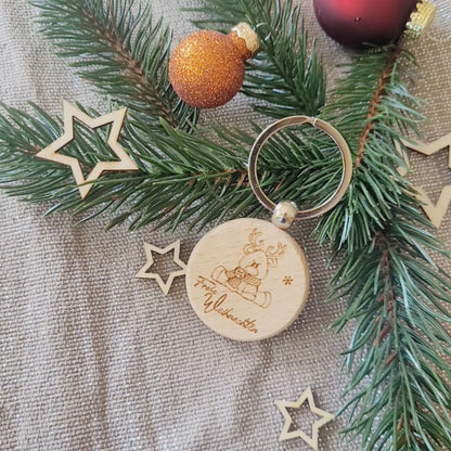 Schluesselanhaenger grummeliges Rentier