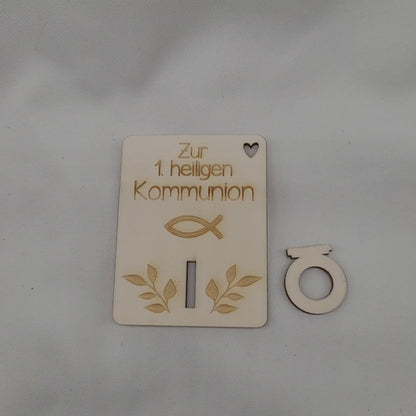 Geldkarte Geschenkkarte Zur Kommunion