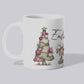 Tasse Patchworktanne+Rentier und Name