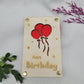 Geldkarte Happy Birthday Ballons