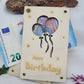 Geldkarte Happy Birthday Ballons