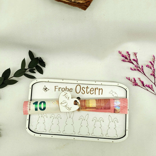 Untersetzer Geldkarte Hasenparade - Funny Bake