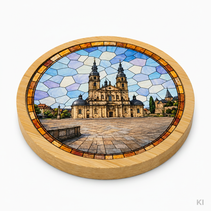 Untersetzer Fulda Dom Herbst freigestellt KI