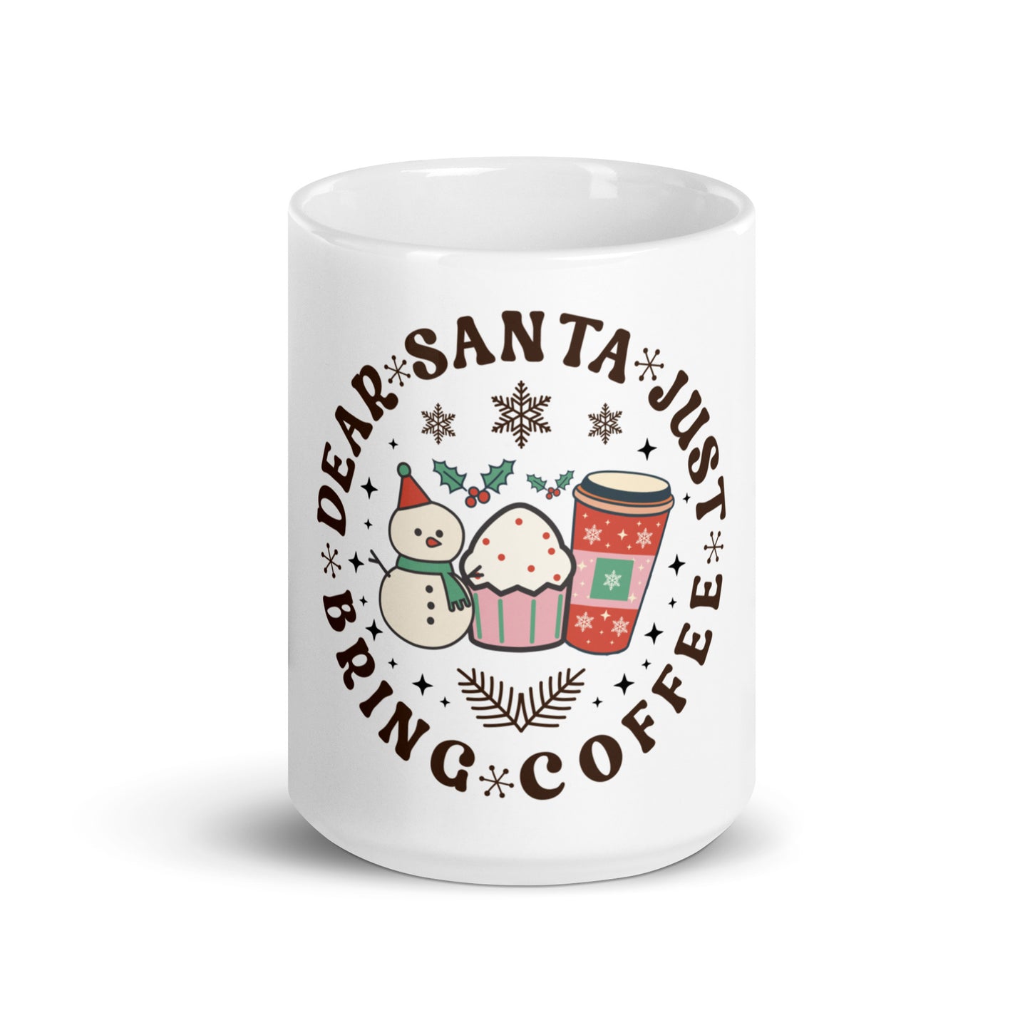 Weihnachtsspruch "Santa- Bring Coffee!"