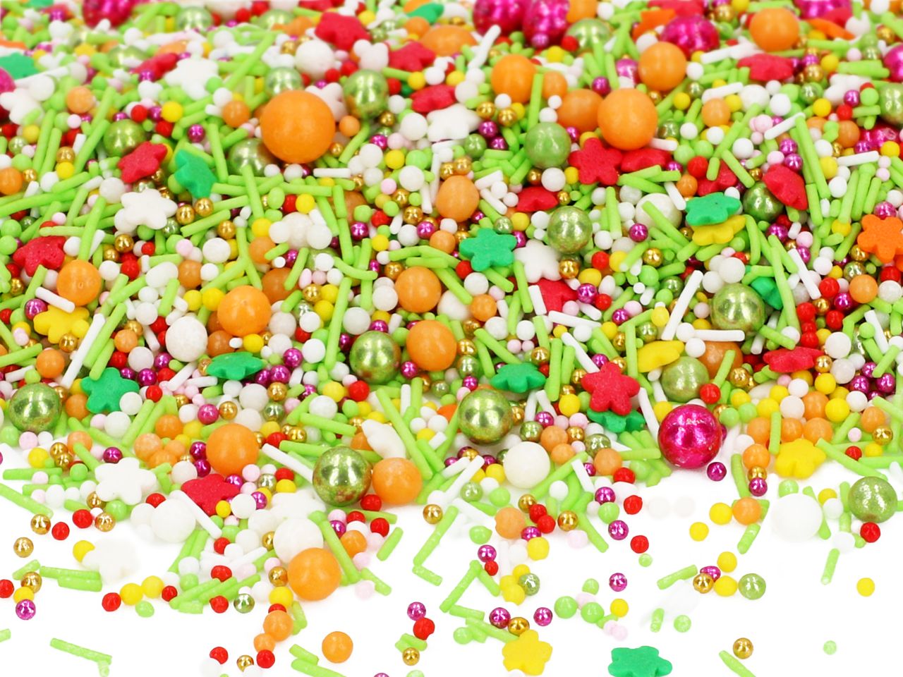Zucker-Streusel-happy-Sprinkles-mix-orange-gelb-grün-perlen-